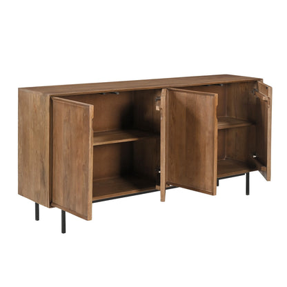 Ravenstein dressoir van Livingfurn in Pecan, 180cm breed