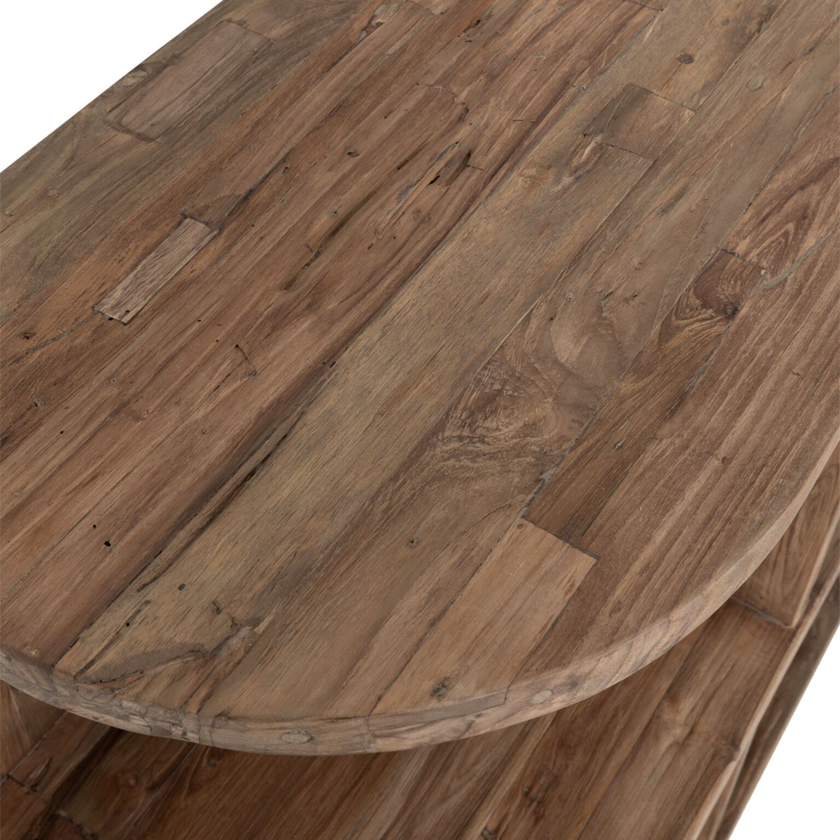 Rush dressoir naturel teakhout zijaanzicht MUST Living
