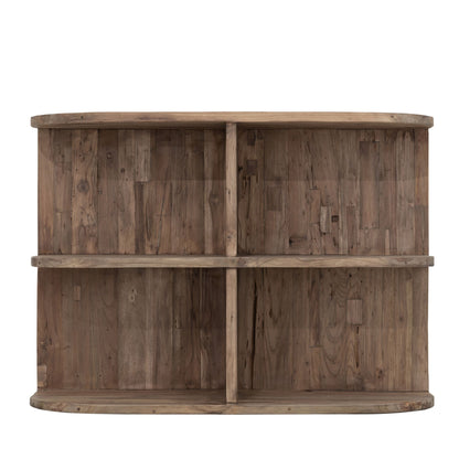 Teakhouten dressoir Rush Small met gesloten deuren vooraanzicht