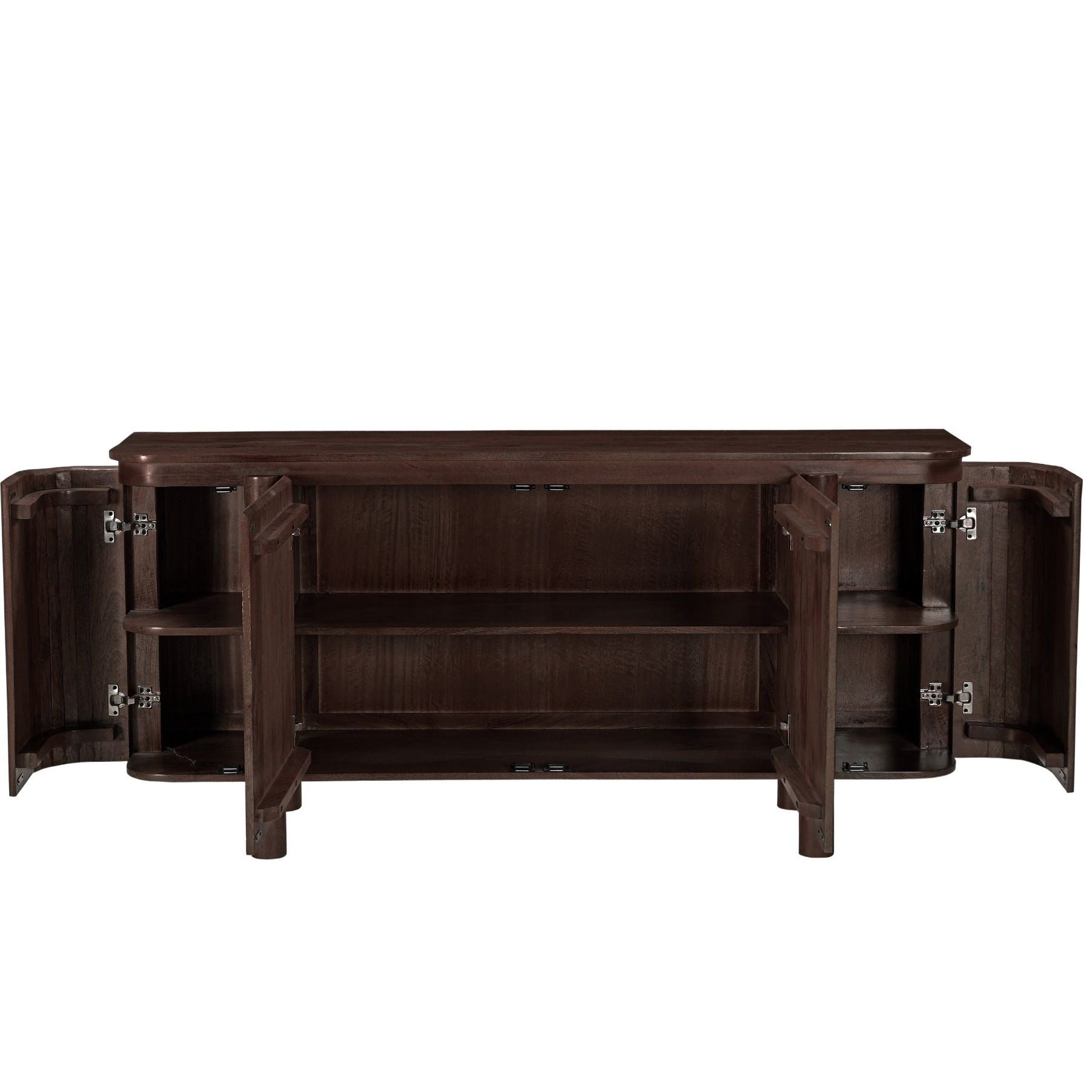 Dressoir Salano chestnut met geopende deuren