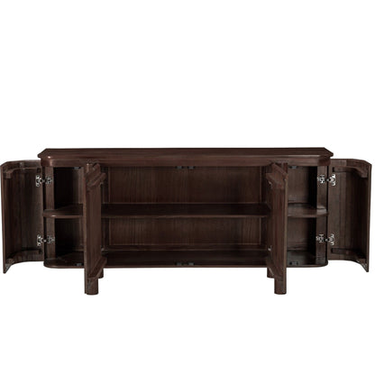 Dressoir Salano chestnut met geopende deuren