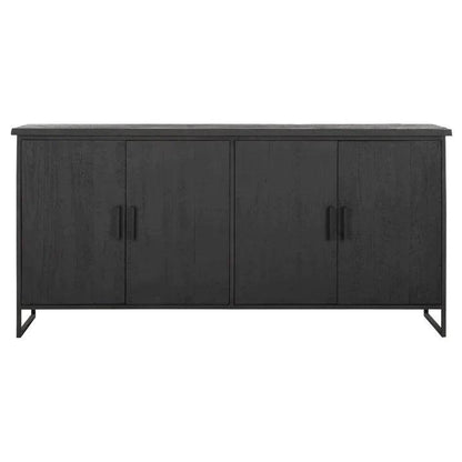 Dressoir Timeless Black Beam No.1 zwart teakhout 190cm DTP Home