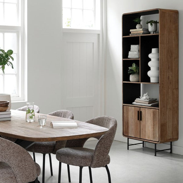 DTP Home Boekenkast Evo 2 deuren, 5 open vakken - Boekenkast - DTP Home - livinglovely.nl