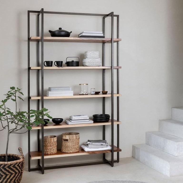 DTP Home Boekenkast Flare Hoog - Boekenkast - DTP Home - livinglovely.nl