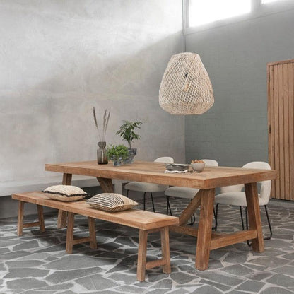 DTP Home Classic Eetkamerbank Monastery 220cm - Eetkamerbank - DTP Home - livinglovely.nl