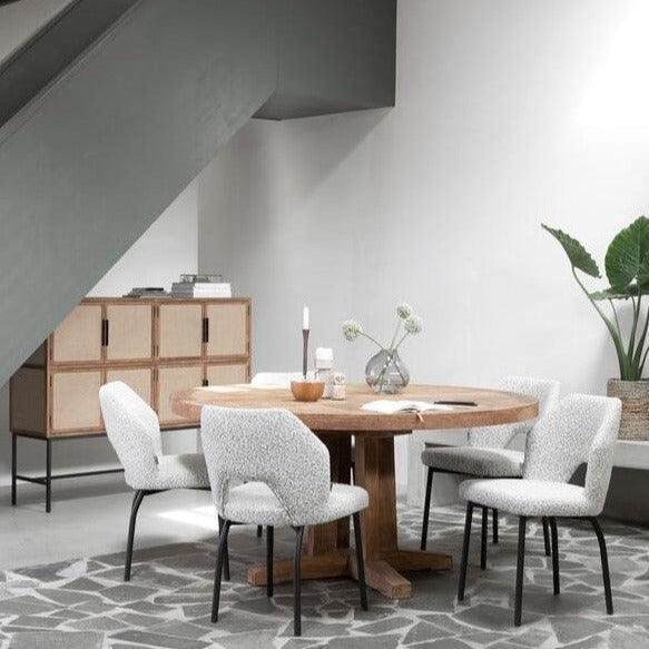 DTP Home Classic Eettafel Castello Ø160cm - Eetkamertafel - DTP Home - livinglovely.nl