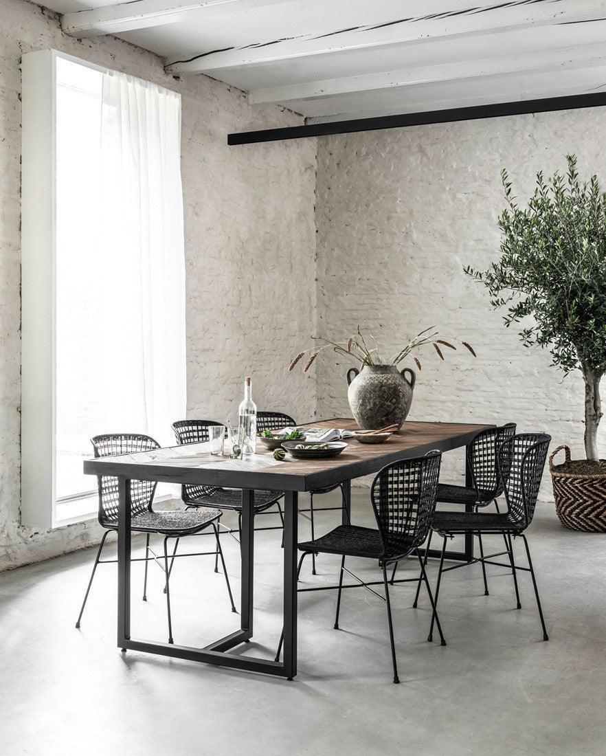 DTP Home Eettafel Criss Cross 200cm - Eetkamertafel - DTP Home - livinglovely.nl