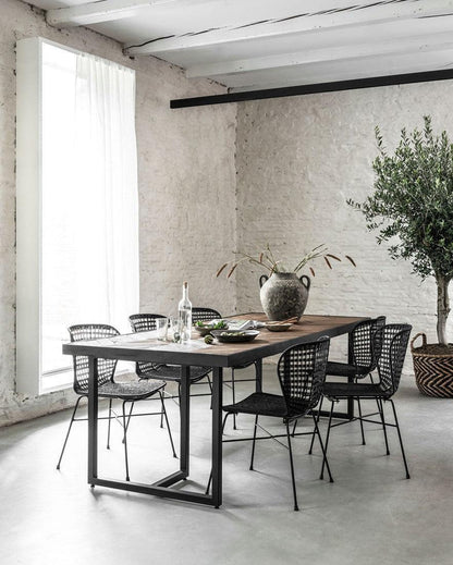 DTP Home Eettafel Criss Cross 200cm - Eetkamertafel - DTP Home - livinglovely.nl