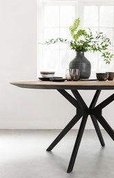 DTP Home Eettafel Metropole dia 160cm - Eetkamertafel - DTP Home - livinglovely.nl