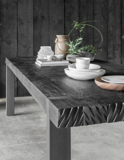 DTP Home Eettafel Timeless Black Beam 275cm - Eetkamertafel - DTP Home - livinglovely.nl