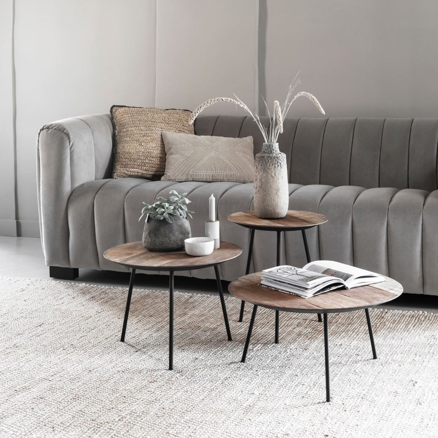 DTP Home Highlight Salontafel Jupiter Naturel Large - Eetkamertafel - DTP Home - livinglovely.nl