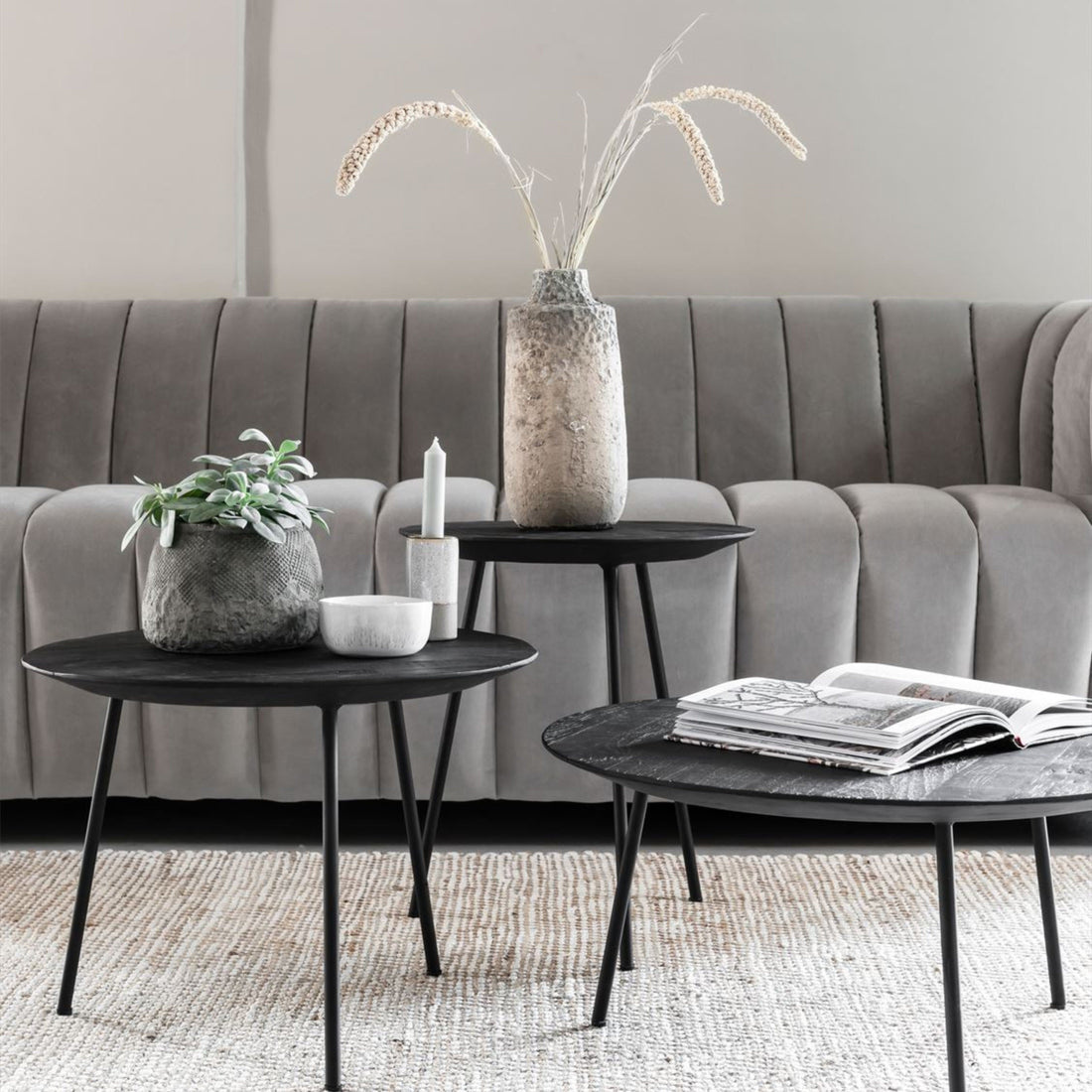 DTP Home Highlight Salontafel Jupiter Zwart Small - Salontafel - DTP Home - livinglovely.nl