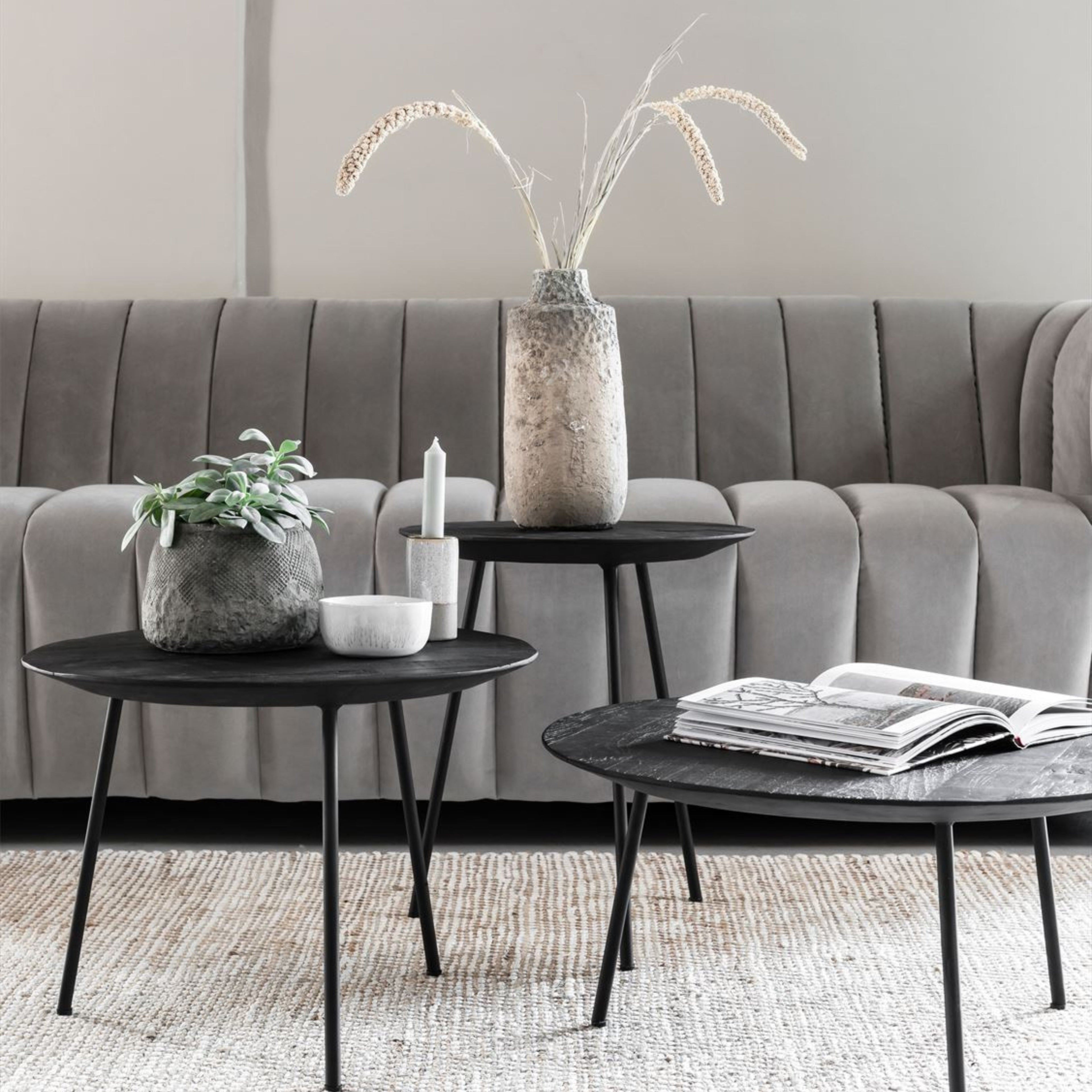 DTP Home Highlight Salontafel Jupiter Zwart Small - Salontafel - DTP Home - livinglovely.nl