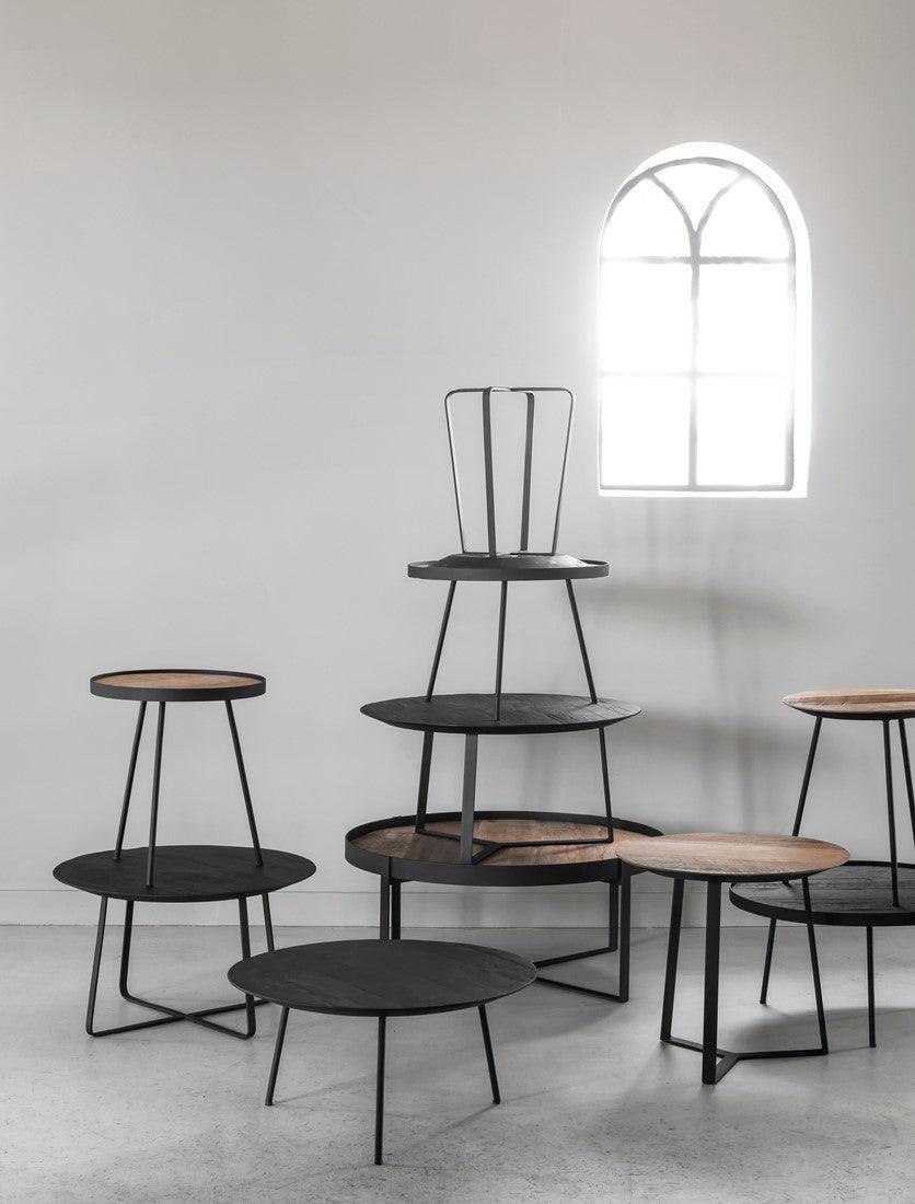 DTP Home Highlight Salontafel Organus Zwart Set van 2 - Salontafel - DTP Home - livinglovely.nl