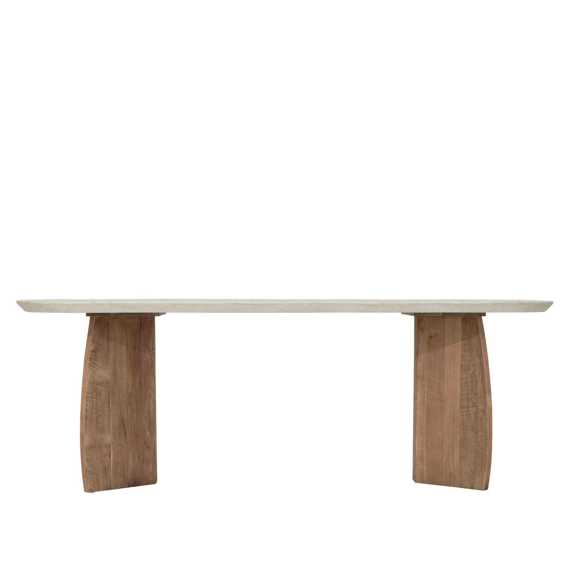 DTP Home Nova Eettafel Travertin 220cm - Eetkamertafel - DTP Home - livinglovely.nl