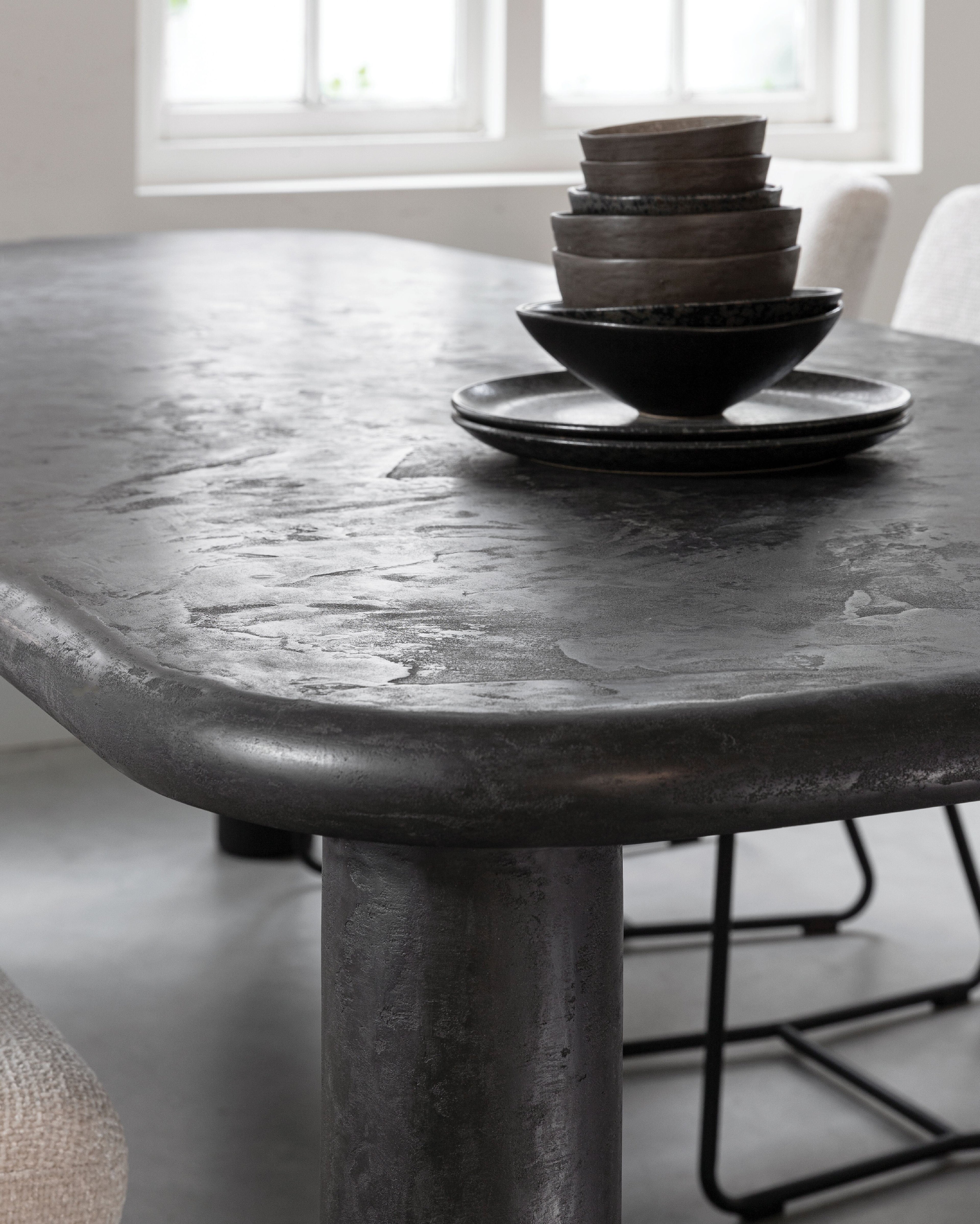 DTP Home Scala Eettafel Rechthoek Clio Pepper 260cm - Eetkamertafel - DTP Home - livinglovely.nl