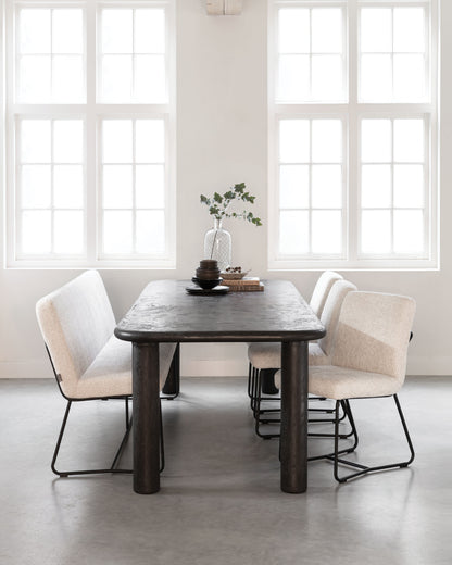 DTP Home Scala Eettafel Rechthoek Clio Pepper 260cm - Eetkamertafel - DTP Home - livinglovely.nl