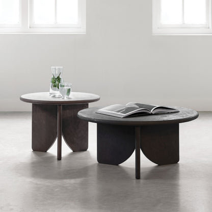 DTP Home Scala Salontafel Melo Earth Fudge / Pepper Set van 2 - Salontafel - DTP Home - livinglovely.nl