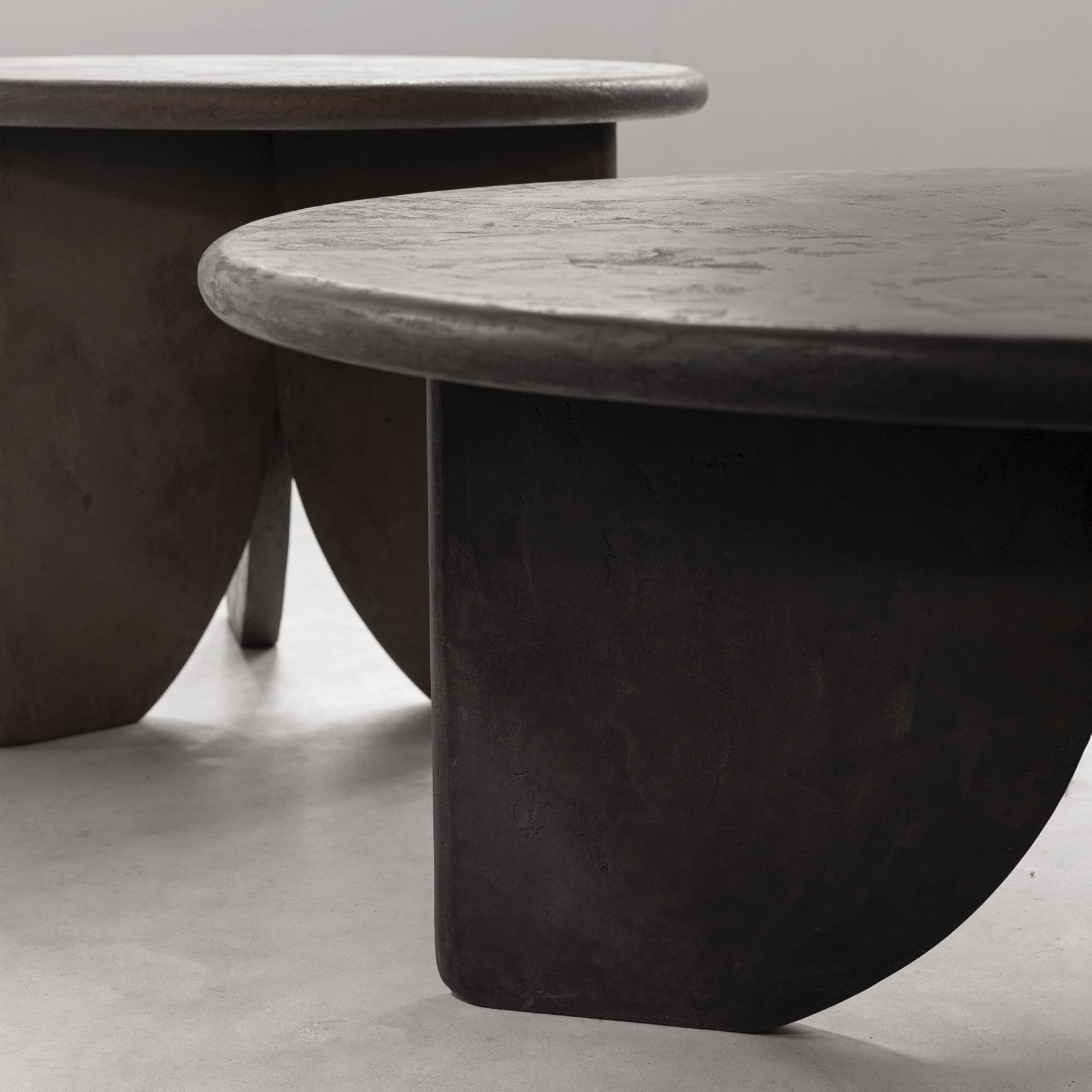 DTP Home Scala Salontafel Melo Earth Fudge / Pepper Set van 2 - Salontafel - DTP Home - livinglovely.nl