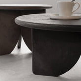 DTP Home Scala Salontafel Melo Earth Fudge / Pepper Set van 2 - Salontafel - DTP Home - livinglovely.nl