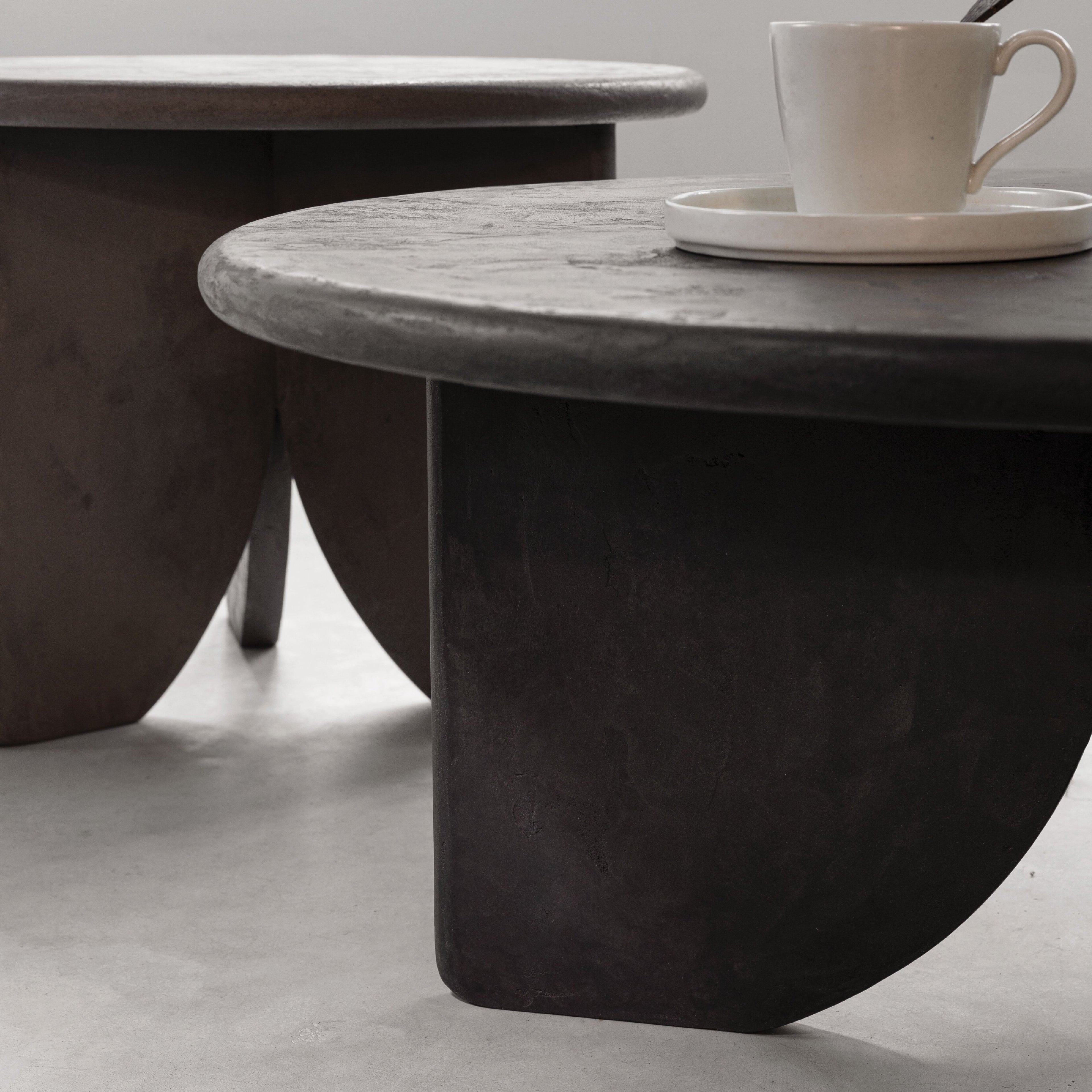 DTP Home Scala Salontafel Melo Earth Fudge / Pepper Set van 2 - Salontafel - DTP Home - livinglovely.nl