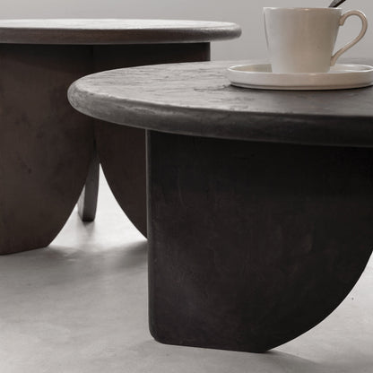 DTP Home Scala Salontafel Melo Earth Fudge / Pepper Set van 2 - Salontafel - DTP Home - livinglovely.nl