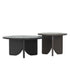 DTP Home Scala Salontafel Melo Earth Fudge / Pepper Set van 2 - Salontafel - DTP Home - livinglovely.nl