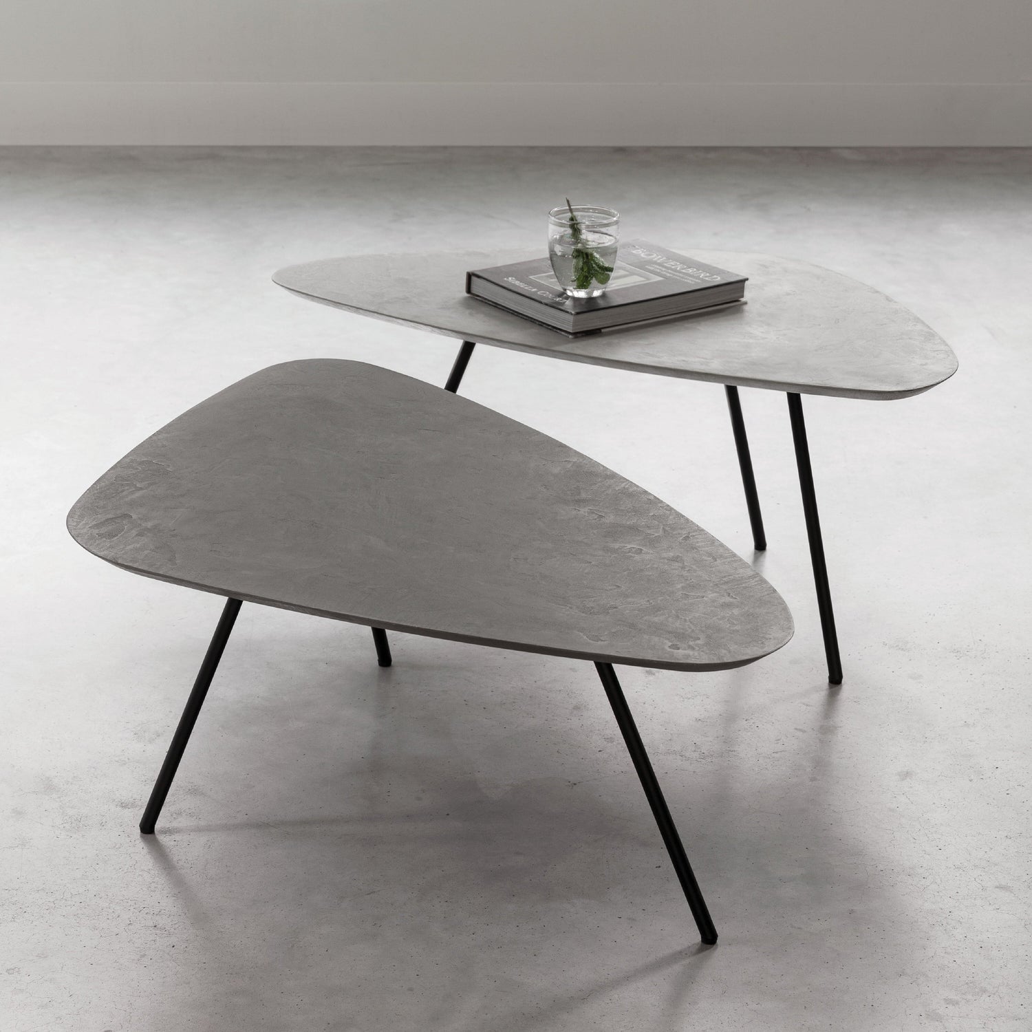 DTP Home Scala Salontafel Plectro Air Frost / Dusk Set van 2 - Salontafel - DTP Home - livinglovely.nl