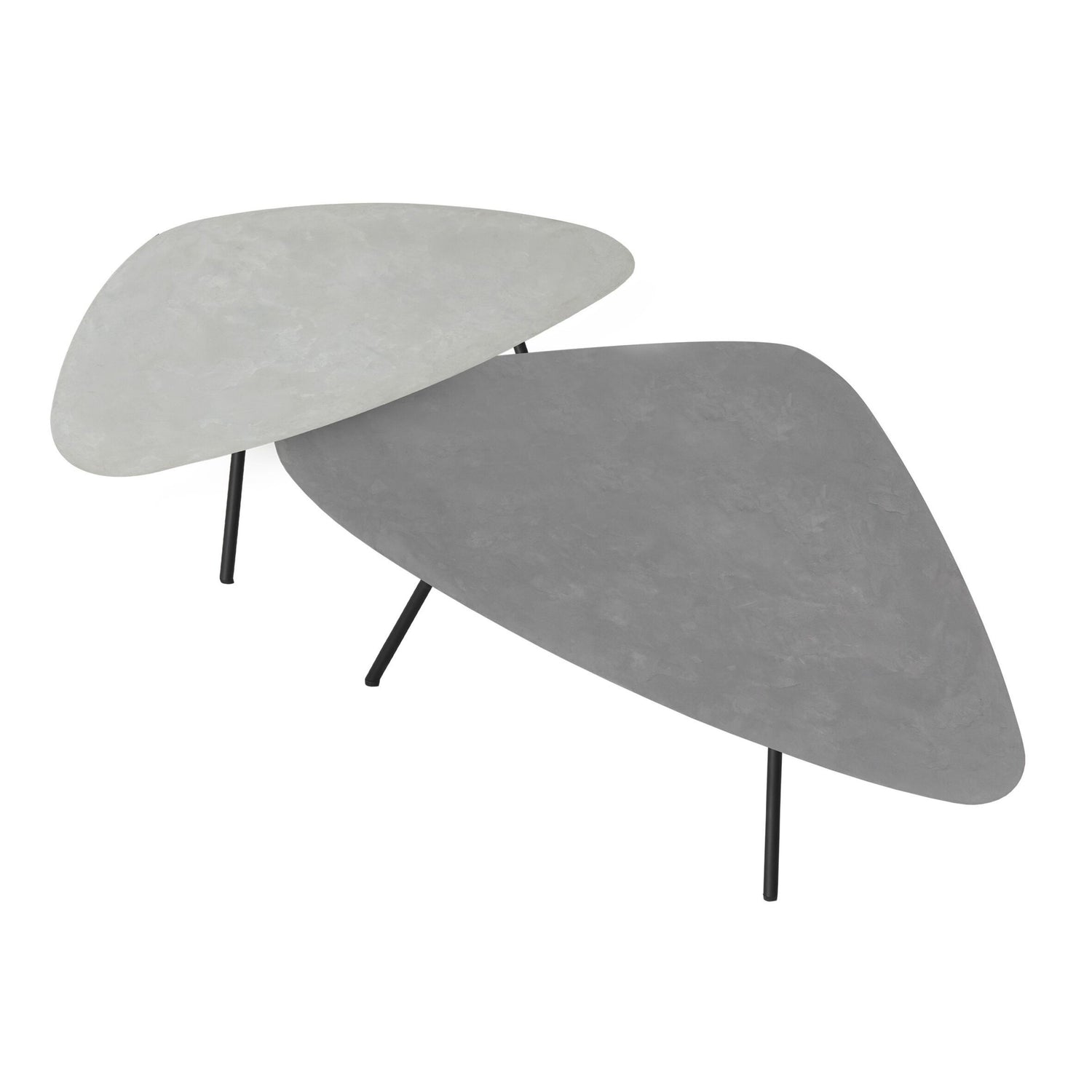DTP Home Scala Salontafel Plectro Air Frost / Dusk Set van 2 - Salontafel - DTP Home - livinglovely.nl