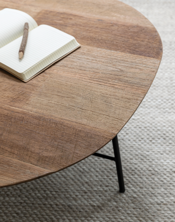DTP Home Soho Salontafel semi Round 35Ø90 cm - Salontafel - DTP Home - livinglovely.nl