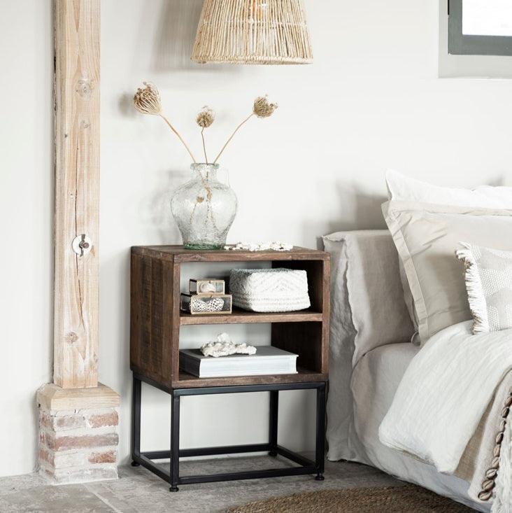 DTP Home Timber Nachtkastje - Nachtkastje - DTP Home - livinglovely.nl
