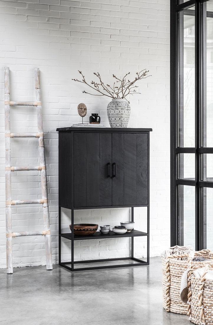 DTP Home Timeless Black Bergkast Beam Small 140cm - Bergkast - DTP Home - livinglovely.nl