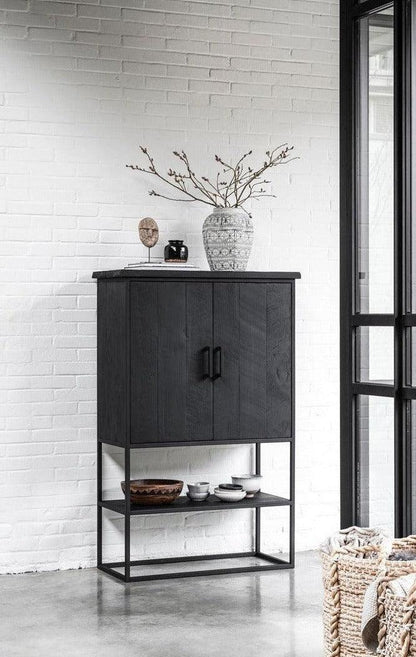DTP Home Timeless Black Bergkast Beam Small 140cm - Bergkast - DTP Home - livinglovely.nl
