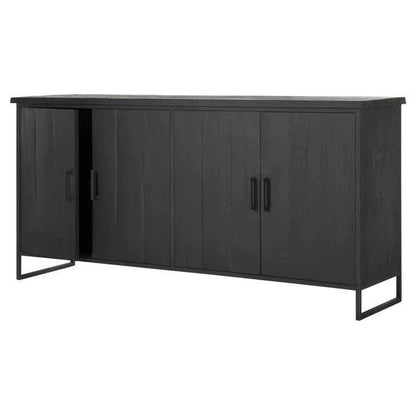 DTP Home Timeless Black Dressoir Beam No 1 190cm - Dressoir - DTP Home - livinglovely.nl