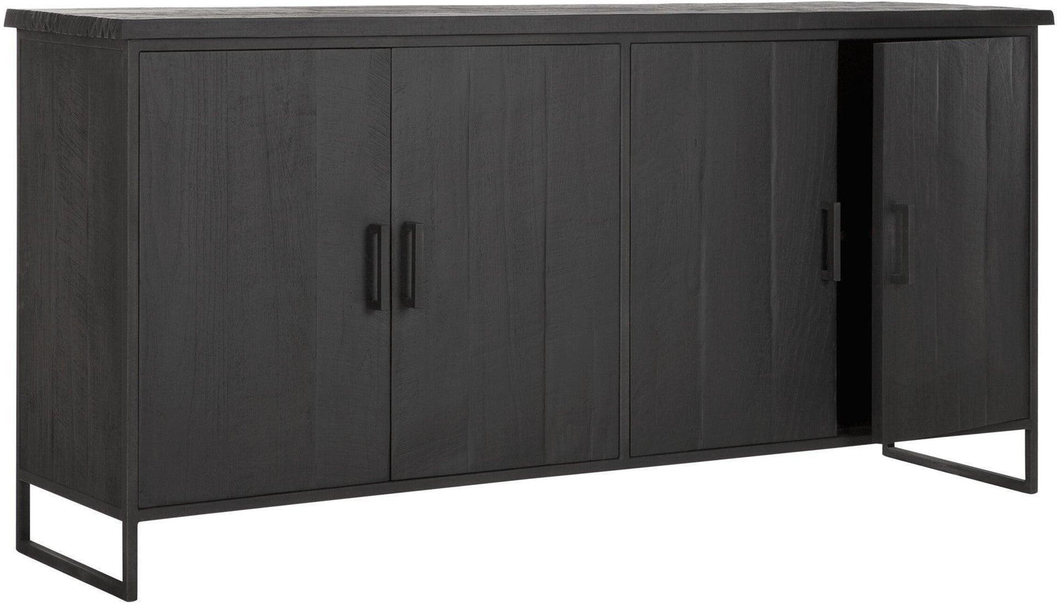 DTP Home Timeless Black Dressoir Beam No 1 190cm - Dressoir - DTP Home - livinglovely.nl
