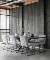 DTP Home Timeless Black Eettafel Curves 260cm - Eetkamertafel - DTP Home - livinglovely.nl