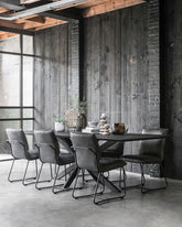 DTP Home Timeless Black Eettafel Curves 260cm - Eetkamertafel - DTP Home - livinglovely.nl