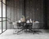 DTP Home Timeless Black Eettafel Curves 260cm - Eetkamertafel - DTP Home - livinglovely.nl