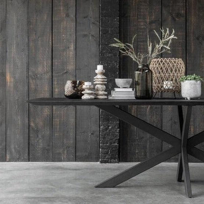 DTP Home Timeless Black Eettafel Curves 260cm - Eetkamertafel - DTP Home - livinglovely.nl