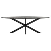 DTP Home Timeless black Eettafel Shape Ovaal 200cm - Eetkamertafel - DTP Home - livinglovely.nl