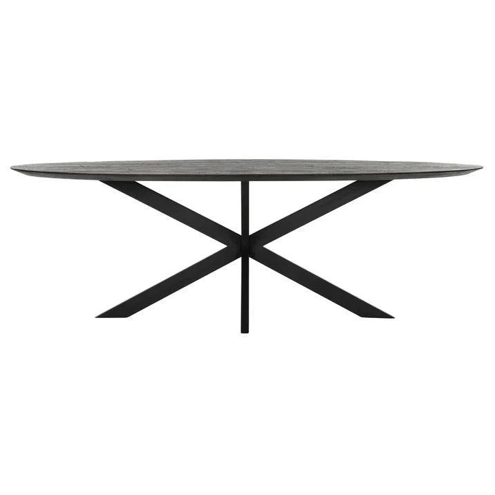 DTP Home Timeless black Eettafel Shape Ovaal 200cm - Eetkamertafel - DTP Home - livinglovely.nl