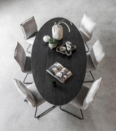 DTP Home Timeless black Eettafel Shape Ovaal 200cm - Eetkamertafel - DTP Home - livinglovely.nl