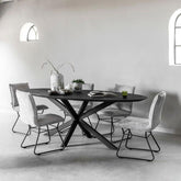 DTP Home Timeless black Eettafel Shape Ovaal 200cm - Eetkamertafel - DTP Home - livinglovely.nl