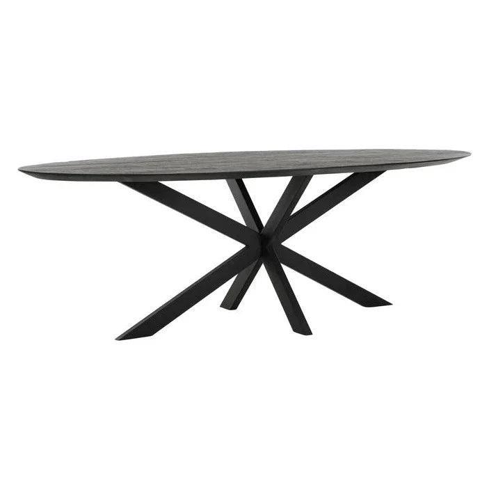 DTP Home Timeless black Eettafel Shape Ovaal 200cm , Eetkamertafel , DTP Home , livinglovely.nl