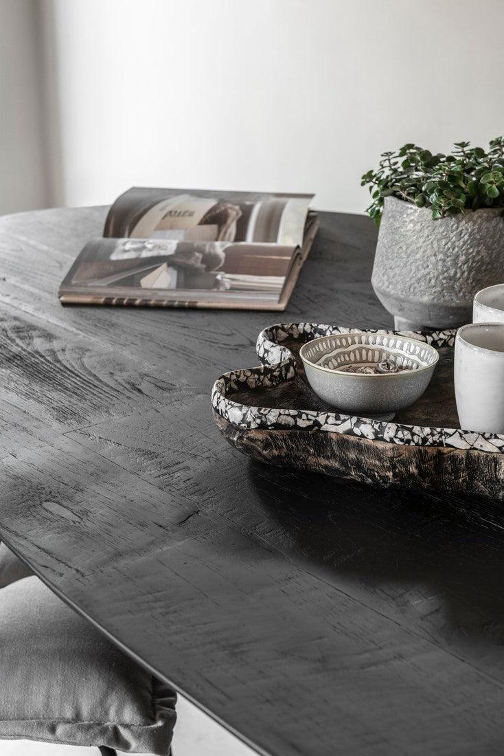 DTP Home Timeless black Eettafel Shape Ovaal 200cm , Eetkamertafel , DTP Home , livinglovely.nl