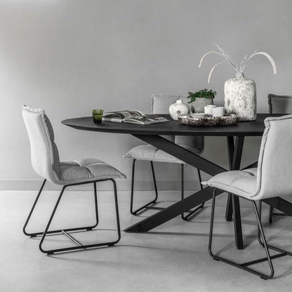 DTP Home Timeless black Eettafel Shape Ovaal 200cm , Eetkamertafel , DTP Home , livinglovely.nl