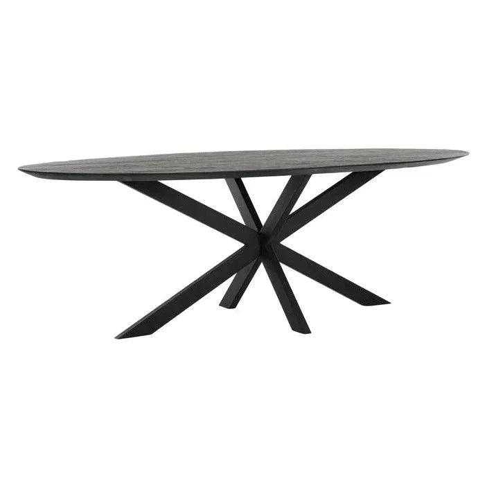DTP Home Timeless black Eettafel Shape Ovaal 280cm - Eetkamertafel - DTP Home - livinglovely.nl