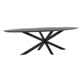 DTP Home Timeless black Eettafel Shape Ovaal 280cm - Eetkamertafel - DTP Home - livinglovely.nl