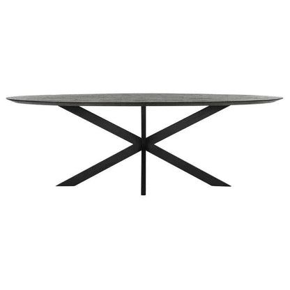 DTP Home Timeless black Eettafel Shape Ovaal 280cm - Eetkamertafel - DTP Home - livinglovely.nl