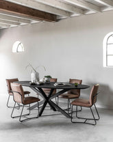DTP Home Timeless black Eettafel Shape Ovaal 280cm - Eetkamertafel - DTP Home - livinglovely.nl